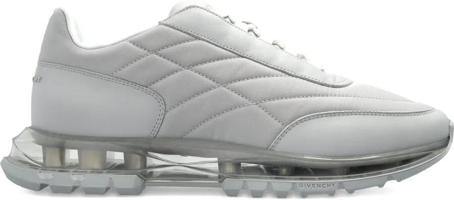 Givenchy Gewatteerde sneakers met doorzichtige zool 030 GREY