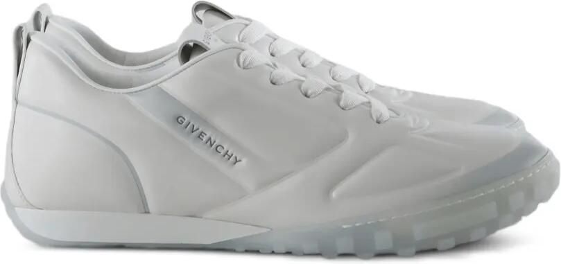 Givenchy Glide leren sneakers met logoprint Wit