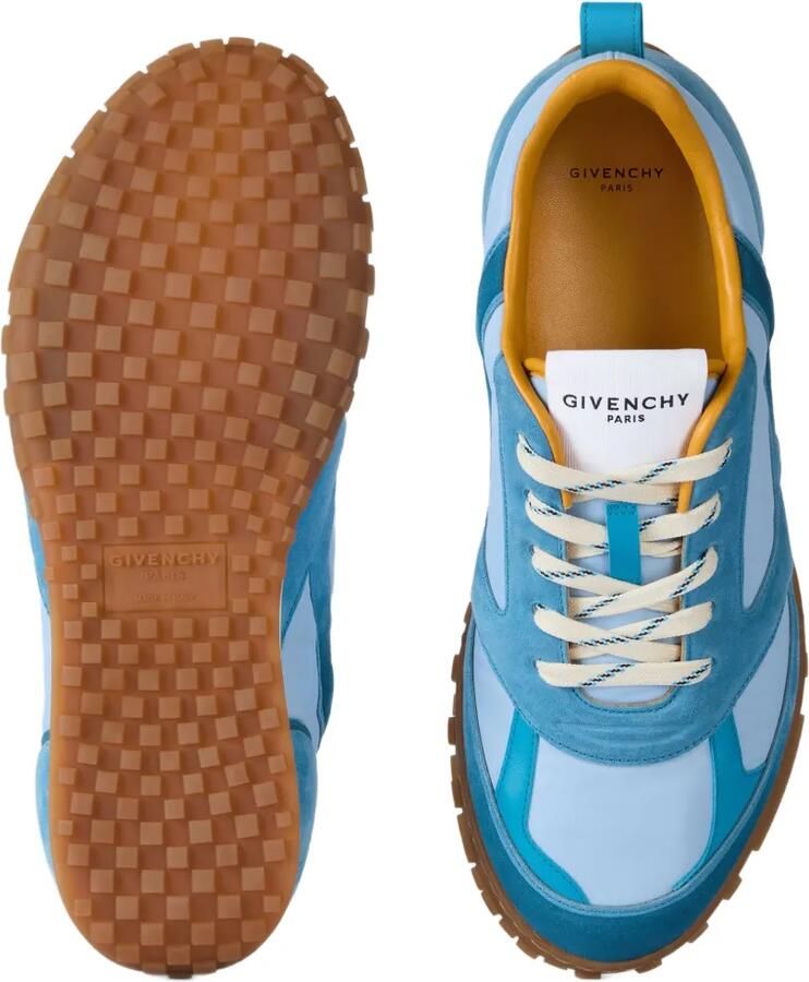 Givenchy Glide nylon en suède sneakers Blauw - Foto 2