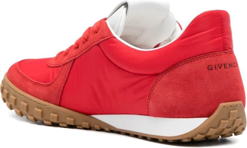 Givenchy Glide sneakers met suède vlakken Rood - Foto 2