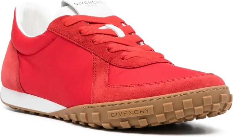 Givenchy Glide sneakers met suède vlakken Rood - Foto 3