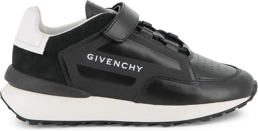 Givenchy Kids Sneakers met logoband Zwart