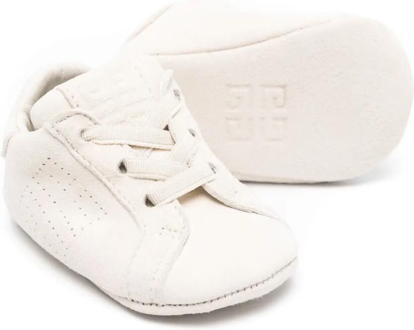 Givenchy Kids Suède sneakers met 4G-logo Beige - Foto 3