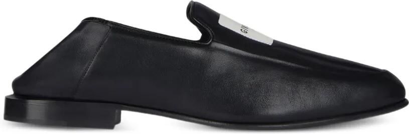 Givenchy Label loafers van glanzend leer Zwart