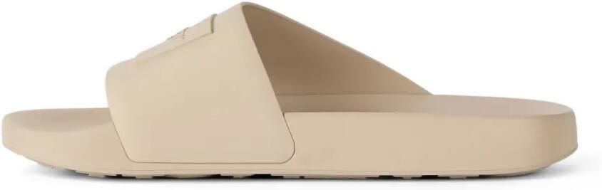 Givenchy Label Slide rubberen muiltjes Beige - Foto 5