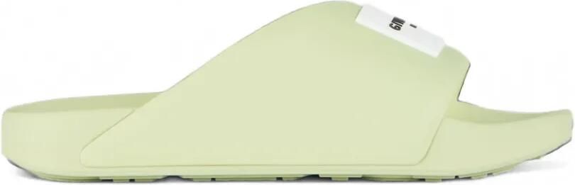 Givenchy Label Slide rubberen muiltjes Groen