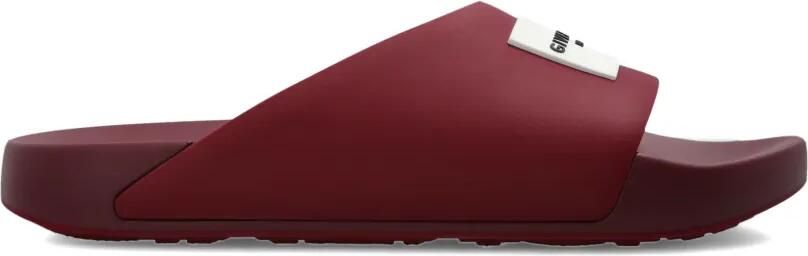 Givenchy Label Slide rubberen muiltjes Rood