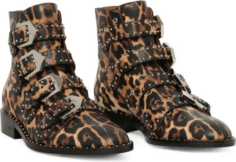Givenchy leopard print boots Zwart - Foto 4