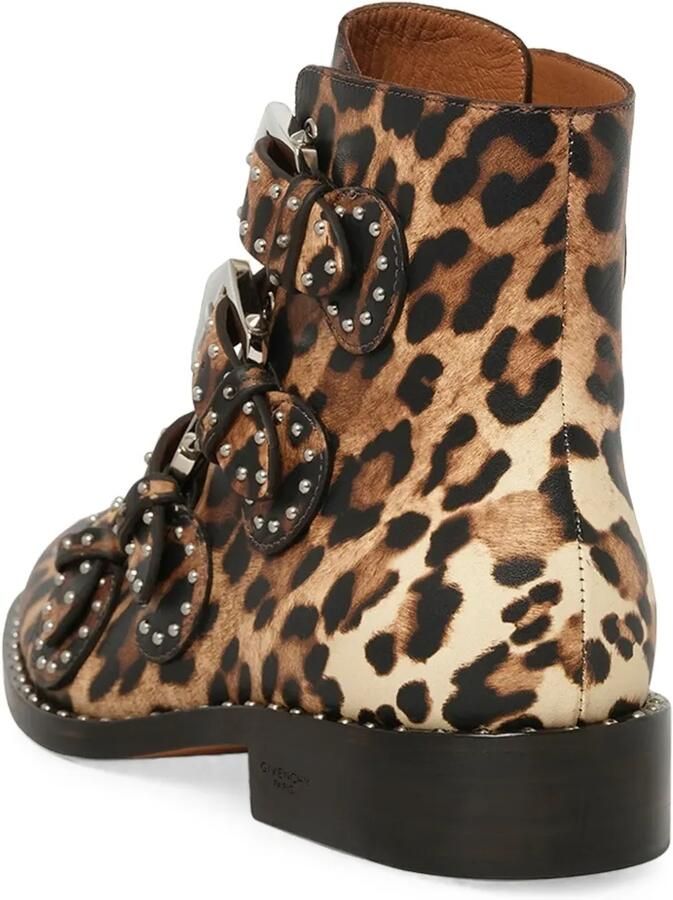 Givenchy leopard print boots Zwart - Foto 2