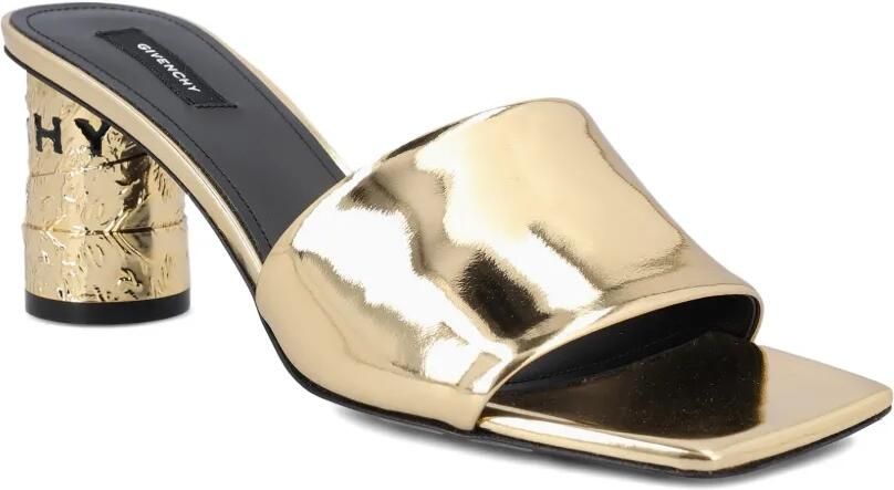 Givenchy Leren muiltjes met spiegelend effect Goud - Foto 3