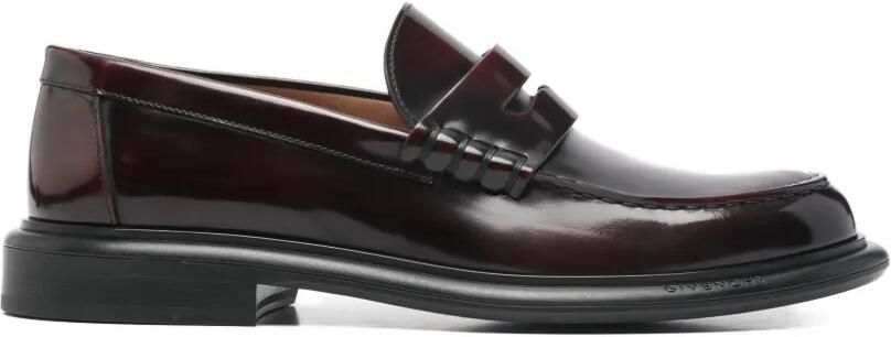 Givenchy Leren penny loafers Rood