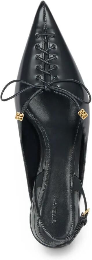 Givenchy Leren slingbacks met veters Zwart - Foto 2