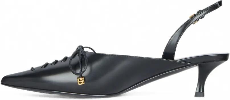 Givenchy Leren slingbacks met veters Zwart - Foto 3
