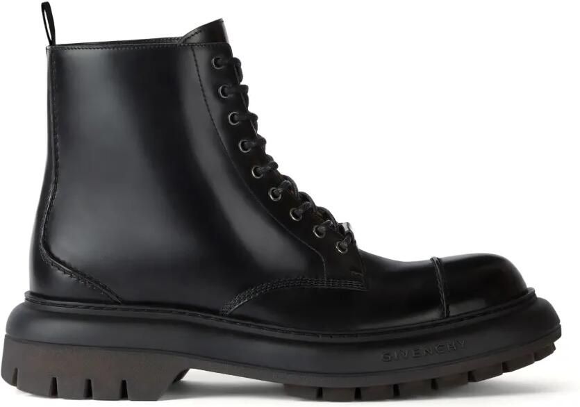 Givenchy Leren veterlaarzen Zwart