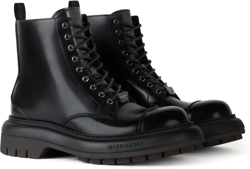 Givenchy Leren veterlaarzen Zwart - Foto 3