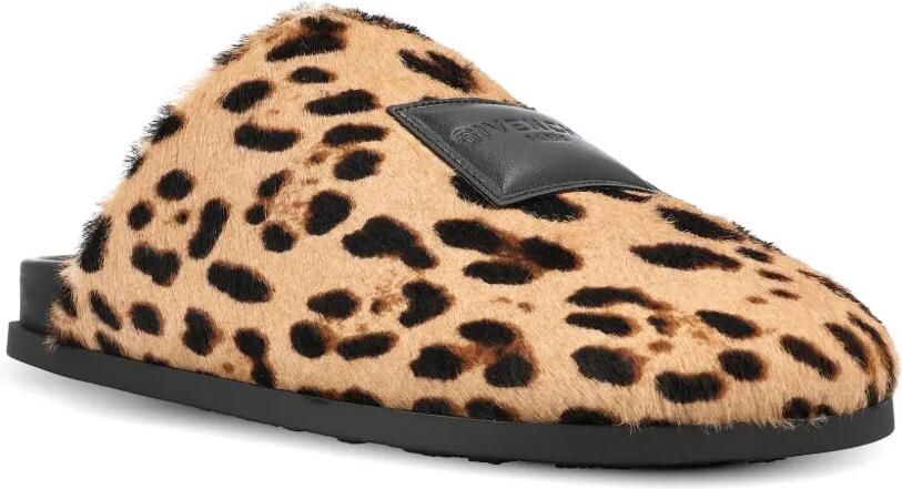 Givenchy Muiltjes met luipaardprint Beige