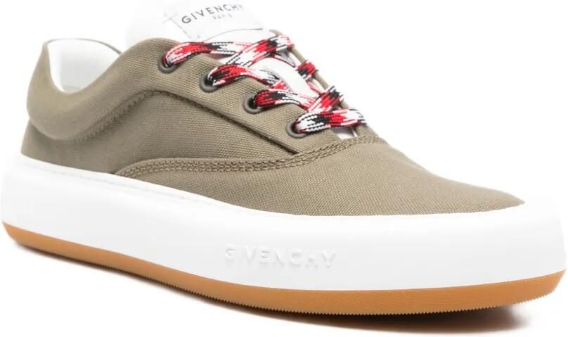 Givenchy New City canvas sneakers Groen - Foto 4