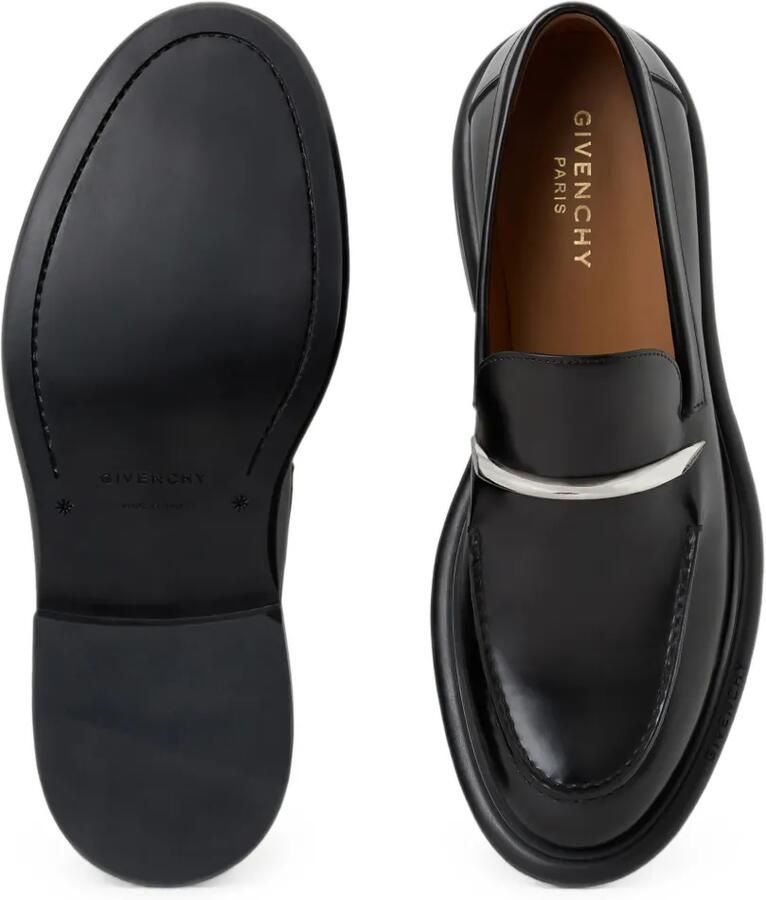 Givenchy Pinch loafers van geborsteld leer Zwart - Foto 2