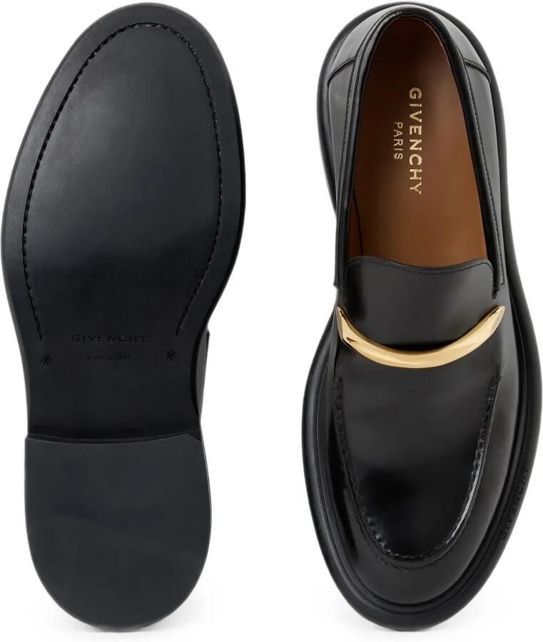 Givenchy Pinch loafers van geborsteld leer Zwart - Foto 2