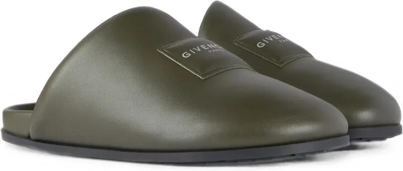 Givenchy Puffy muiltjes van nappa leer Groen - Foto 4