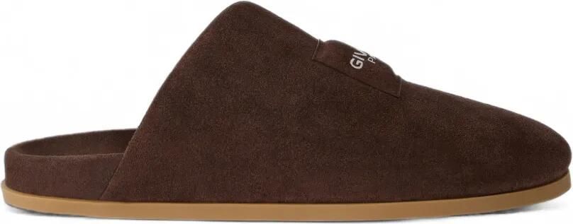 Givenchy Puffy suède muiltjes Bruin