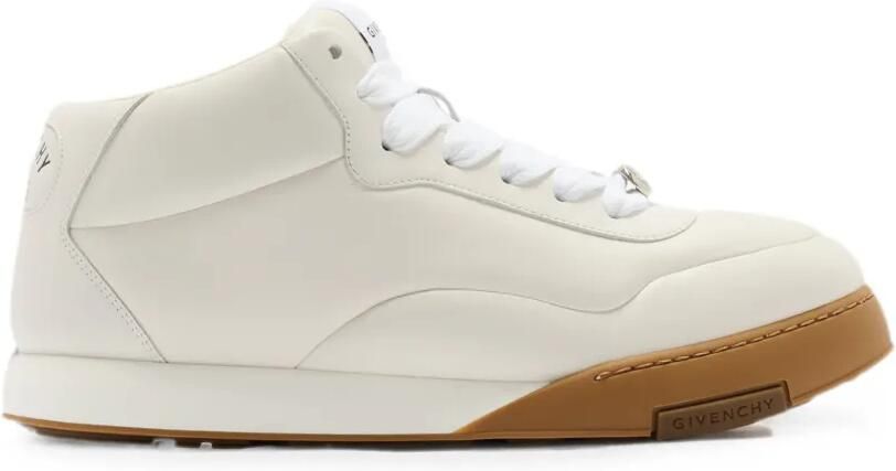 Givenchy Puffy Yard mid-top sneakers van nappa leer Beige