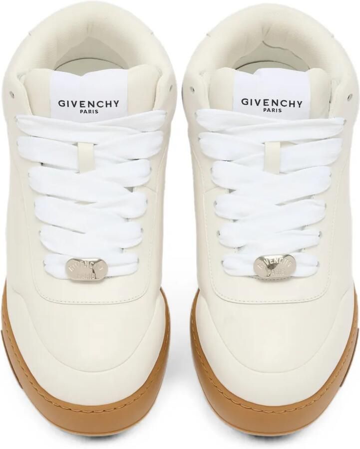 Givenchy Puffy Yard mid-top sneakers van nappa leer Beige - Foto 2