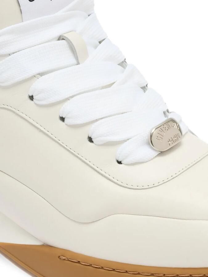 Givenchy Puffy Yard mid-top sneakers van nappa leer Beige - Foto 3