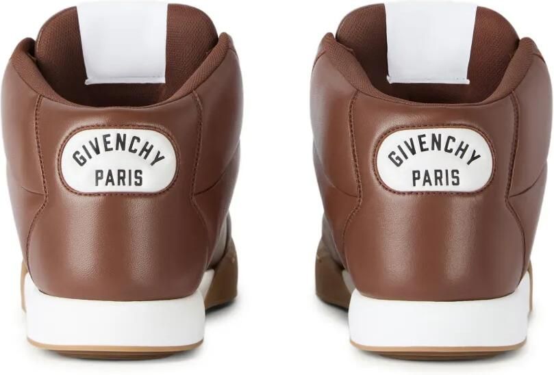 Givenchy Puffy Yard mid-top sneakers van nappa leer Bruin - Foto 3