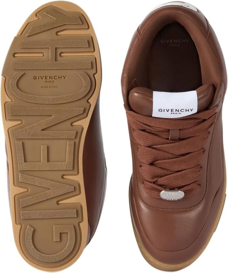 Givenchy Puffy Yard mid-top sneakers van nappa leer Bruin - Foto 2