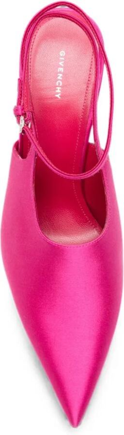 Givenchy Pumps met puntige neus en omslag Roze