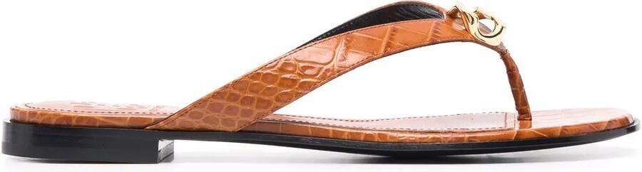 Givenchy Sandalen met ketting Bruin