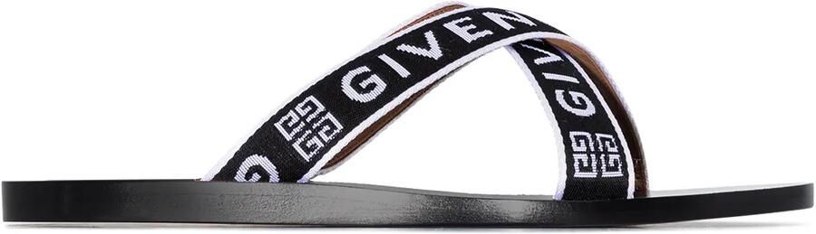 Givenchy Sandalen met logobandje Zwart