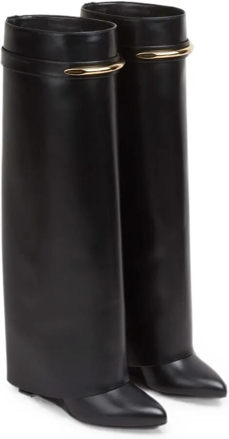 Givenchy Shark Lock kalfsleren laarzen Zwart - Foto 5