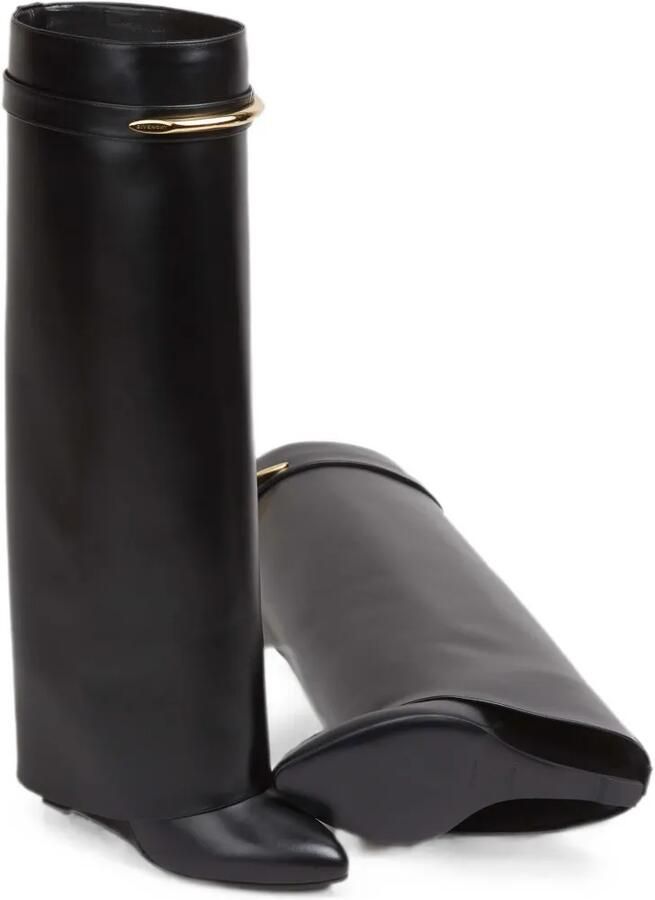 Givenchy Shark Lock kalfsleren laarzen Zwart - Foto 3
