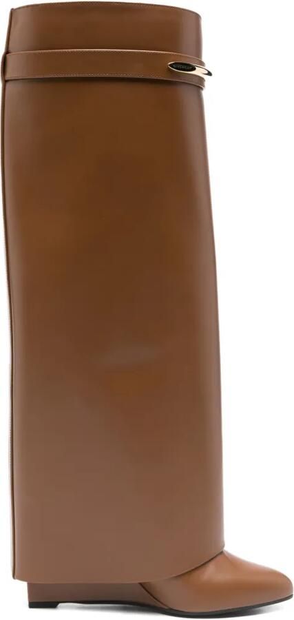 Givenchy Shark Pinch knielaarzen Bruin