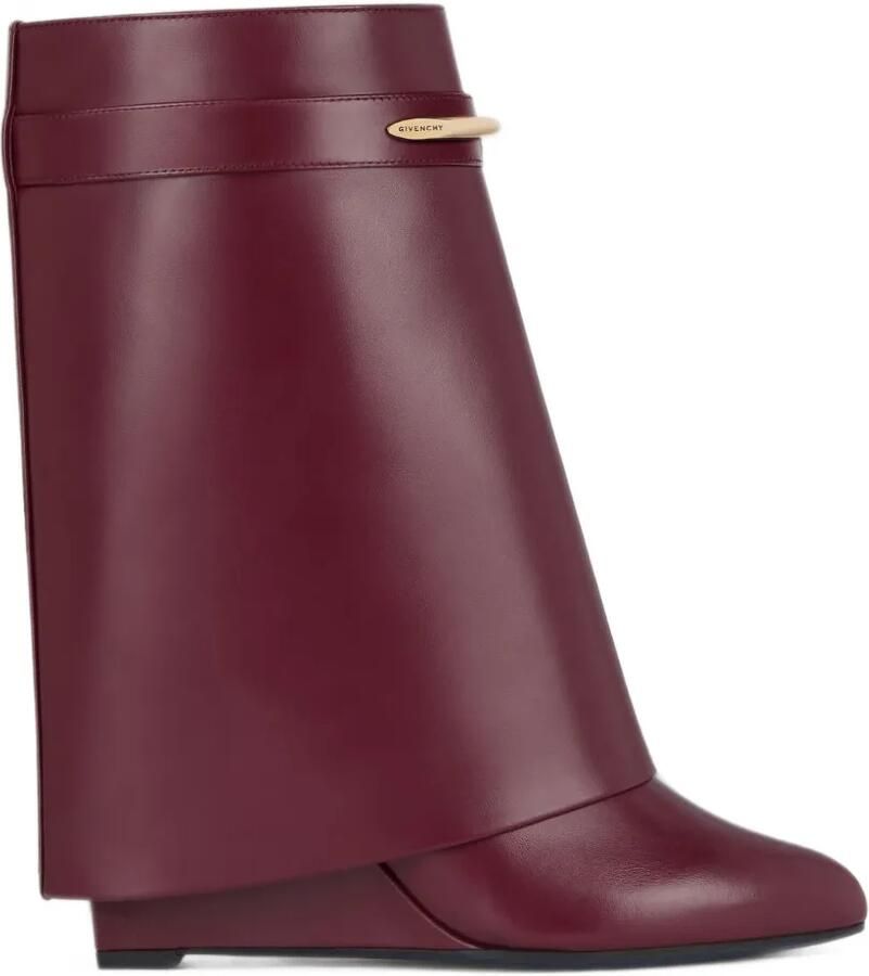 Givenchy Shark Pinch leren enkellaarzen Rood