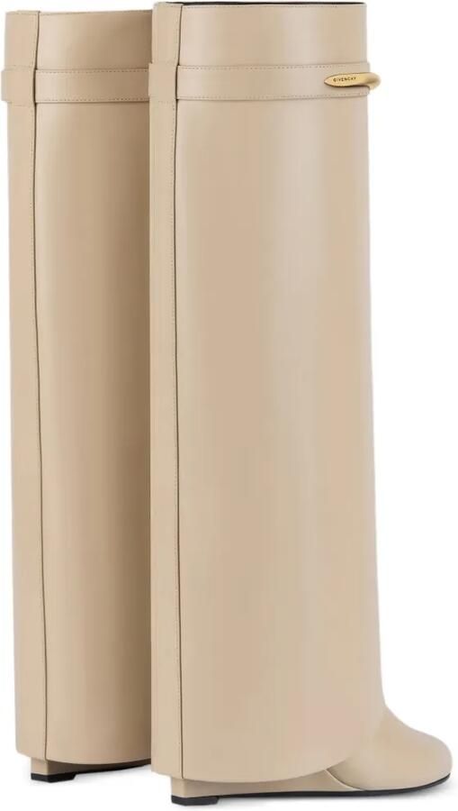 Givenchy Shark Pinch leren laarzen Beige - Foto 3