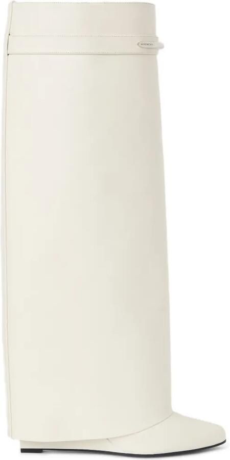 Givenchy Shark Pinch leren laarzen Beige