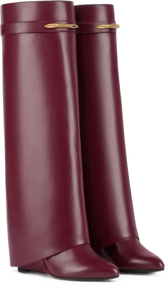 Givenchy Shark Pinch leren laarzen Rood - Foto 3