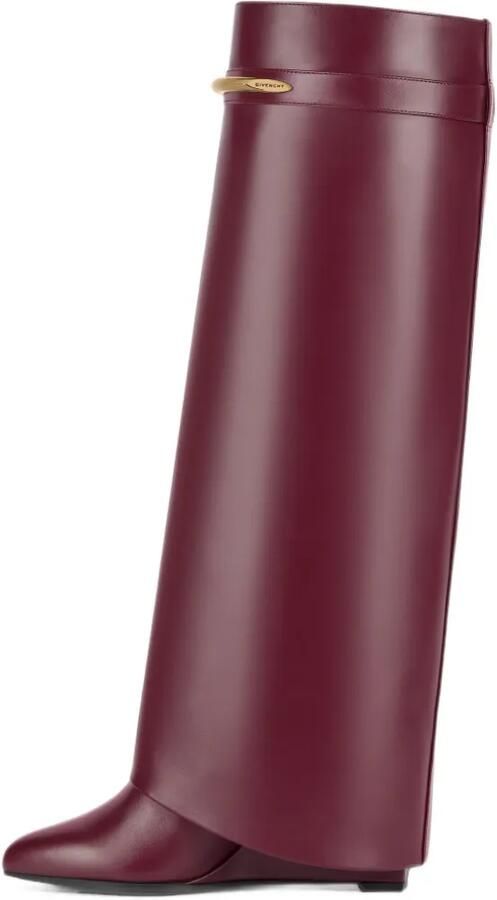 Givenchy Shark Pinch leren laarzen Rood - Foto 4
