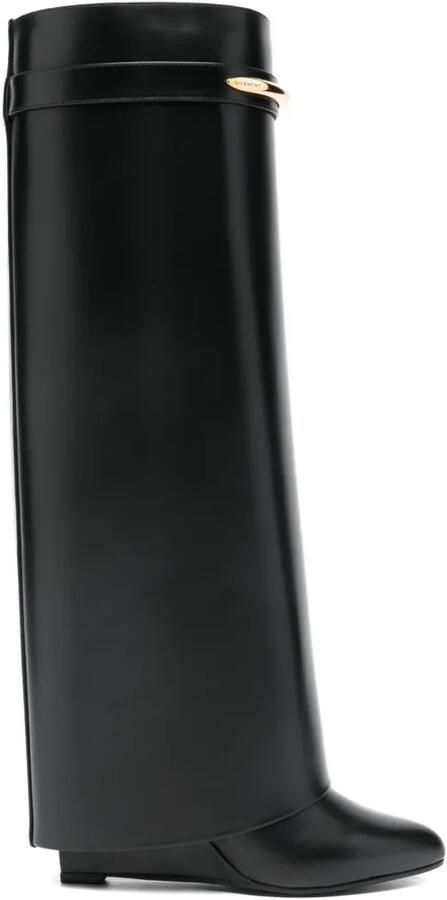 Givenchy Shark Pinch leren laarzen Zwart