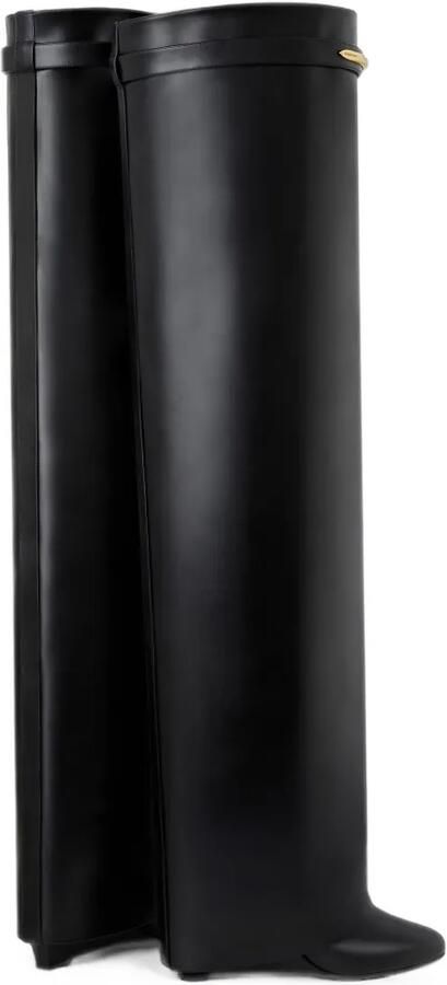 Givenchy Shark Pinch leren overknee laarzen Zwart - Foto 2