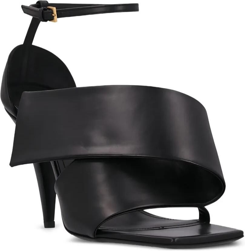 Givenchy Sliced sandalen met vierkante neus Zwart - Foto 3