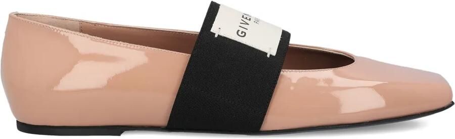 Givenchy Sliced Square ballerina's van lakleer Beige