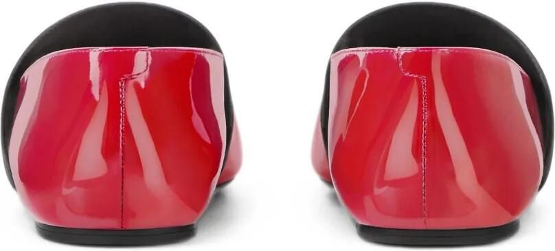 Givenchy Sliced Square ballerina's van lakleer Rood - Foto 3