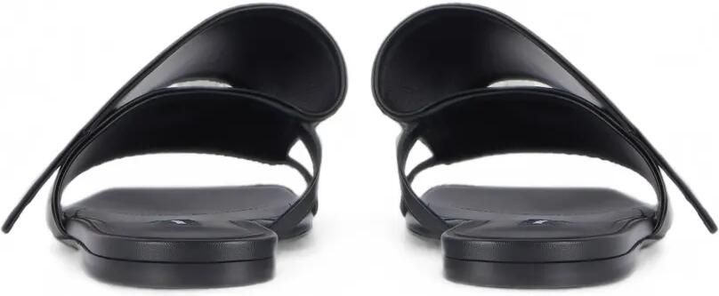 Givenchy Sliced Square platte leren sandalen Zwart - Foto 3