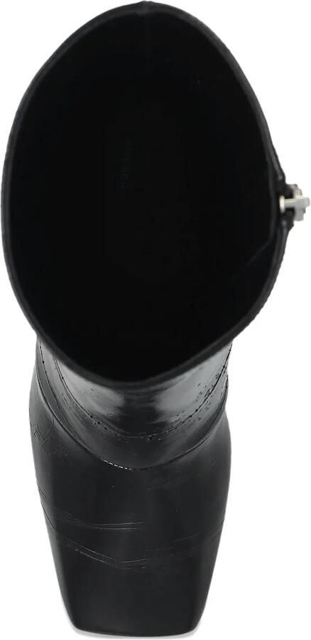 Givenchy Sliced Square Tape leren enkellaarzen Zwart - Foto 5