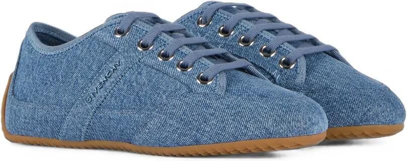Givenchy Slim denim sneakers Blauw - Foto 4