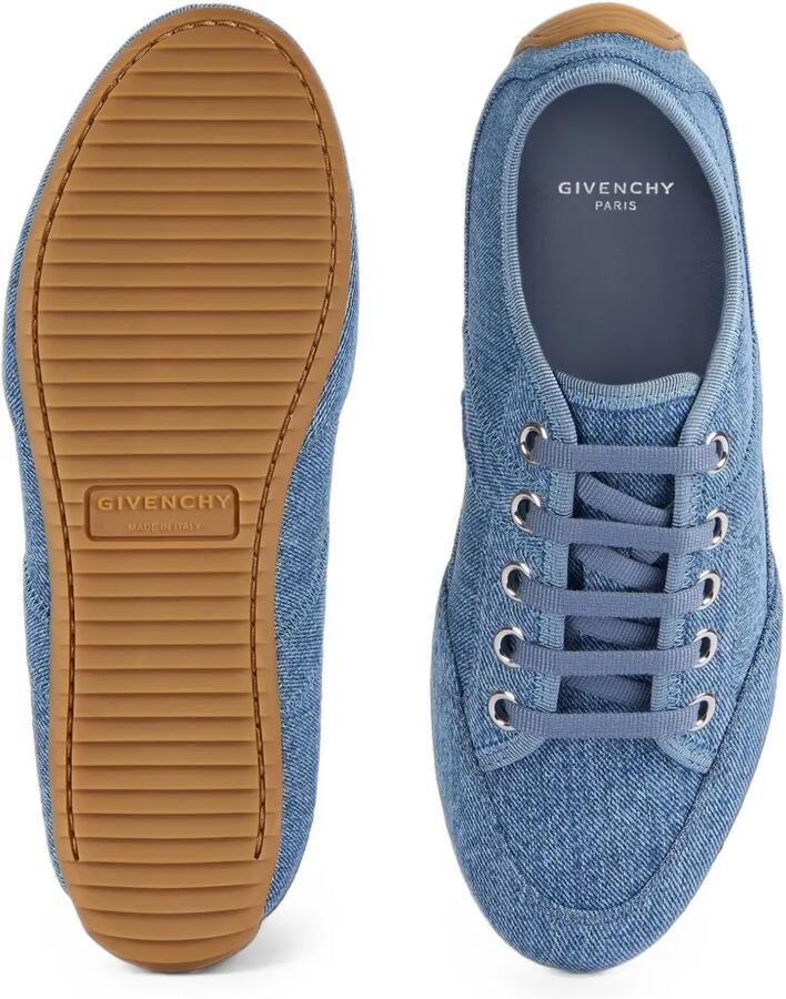 Givenchy Slim denim sneakers Blauw - Foto 2